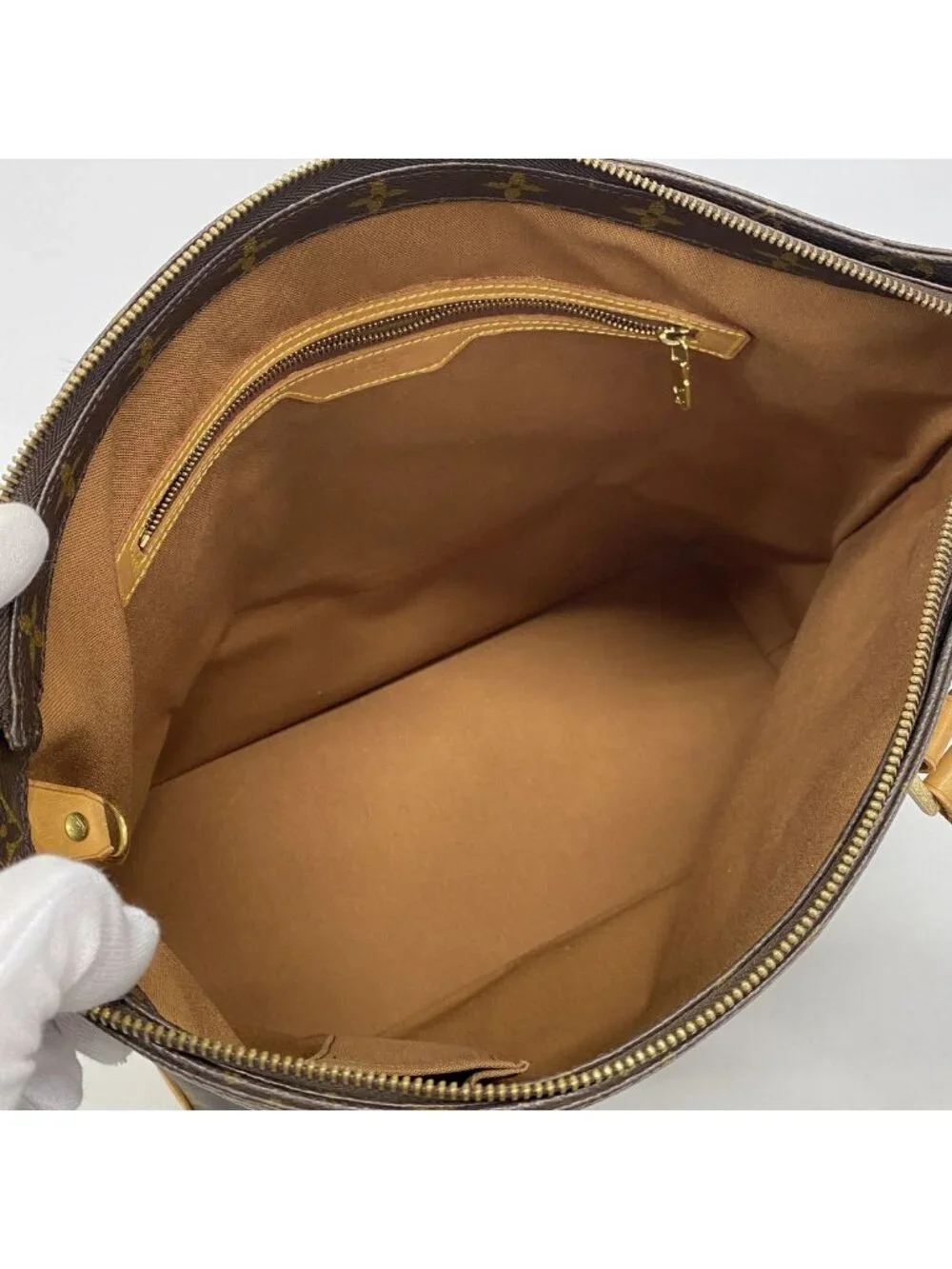 Louis Vuitton Tote Monogram Cabas Mezzo Brown